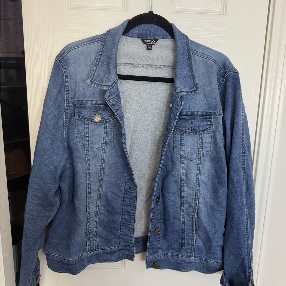 Stretchy Blue Denim Jacket